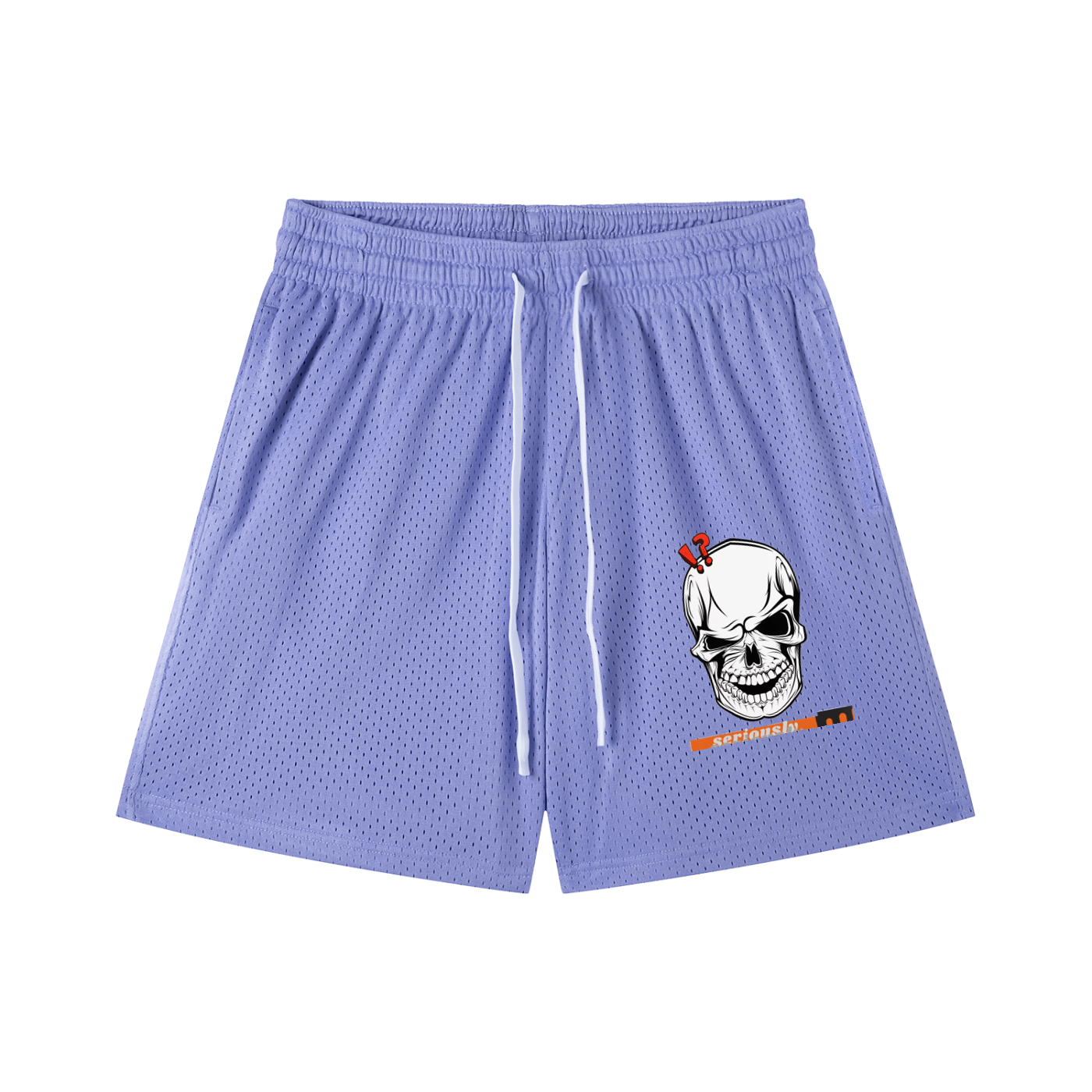 Mesh Drawstring Shorts
