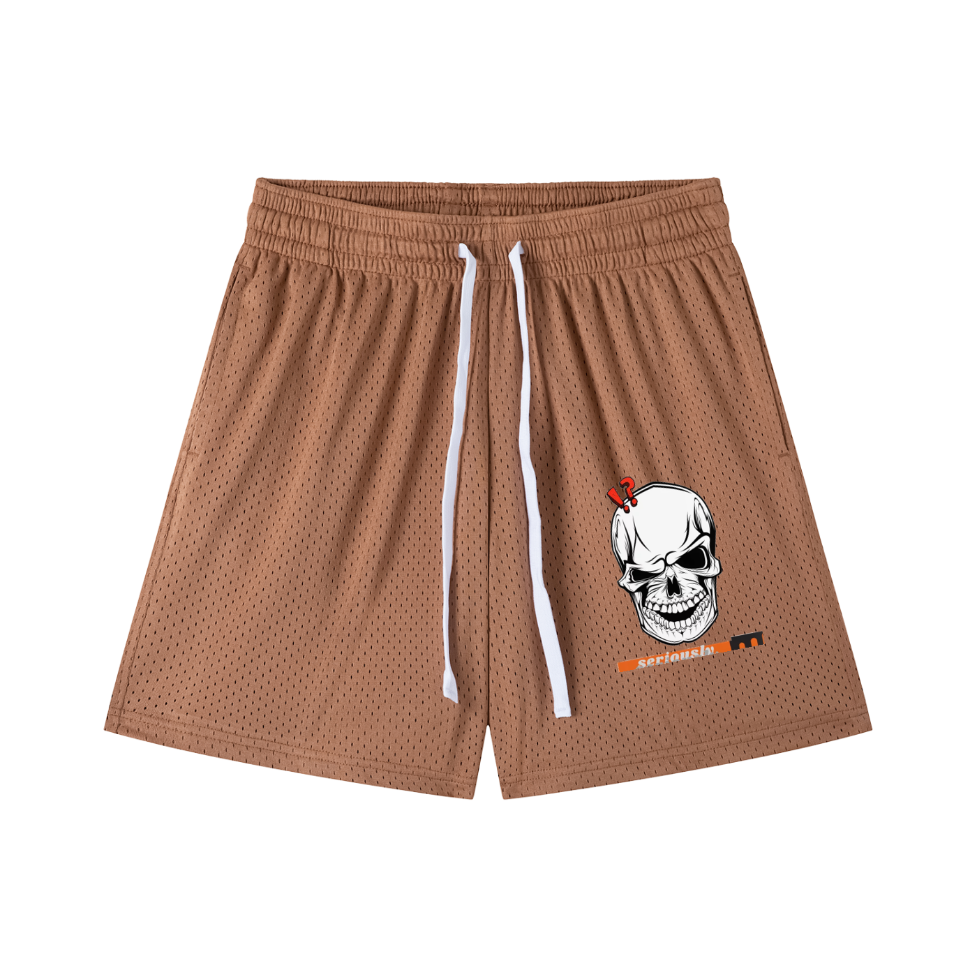Mesh Drawstring Shorts