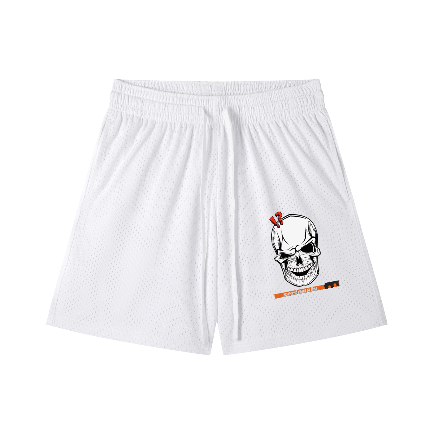 Mesh Drawstring Shorts
