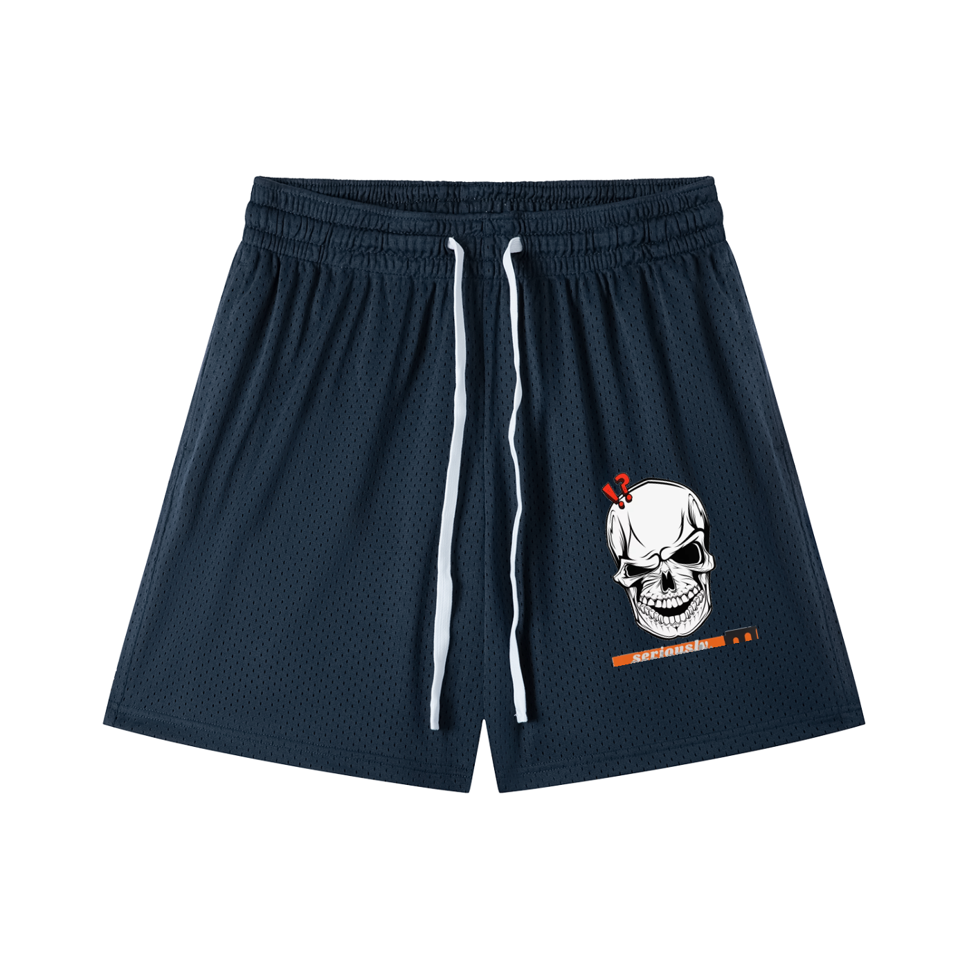 Mesh Drawstring Shorts